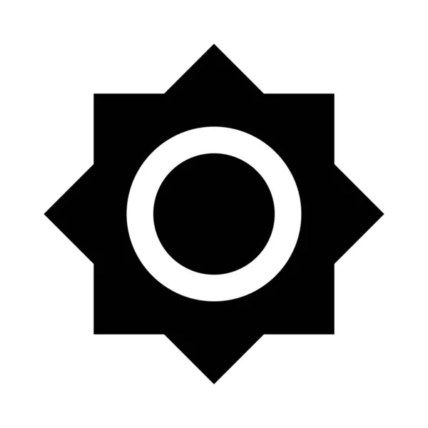 Helligkeit System Vektor Symbol — Stockvektor