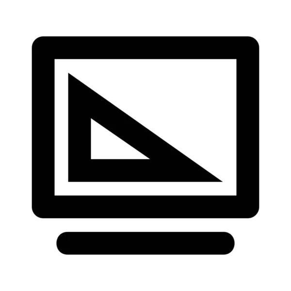 Ekran Çözünürlük Sistemi Vektör Simgesi