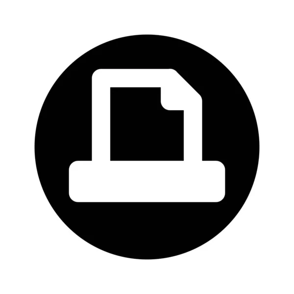 Yazdırma Sistemi Vektör Simgesi