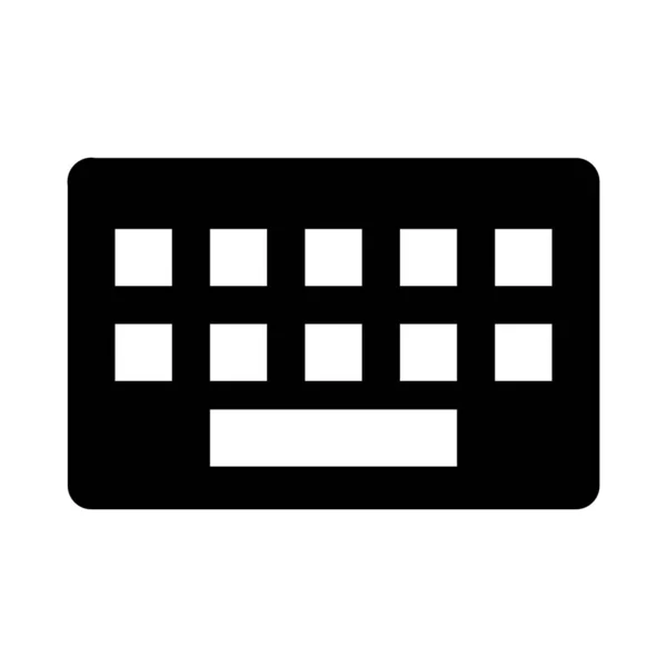 Vektor Symbol Für Das Tastatursystem — Stockvektor