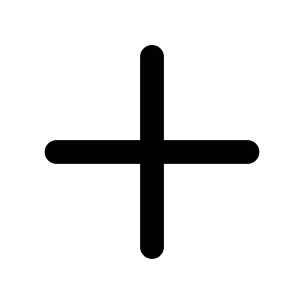 Artı Web Simge Vektörü