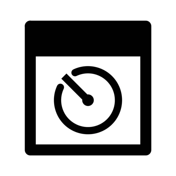 Годинник Веб Іконка Вектор — стоковий вектор