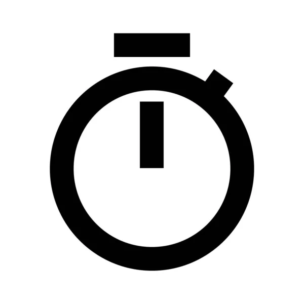 Stopwatch Web Icon Vector — Stock Vector