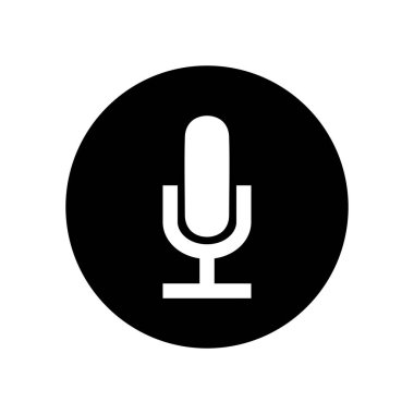 Ses Kaydedici Web Simge Vektörü