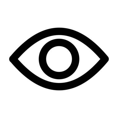 Göz Görünümü Sistemi Simge Vektörü