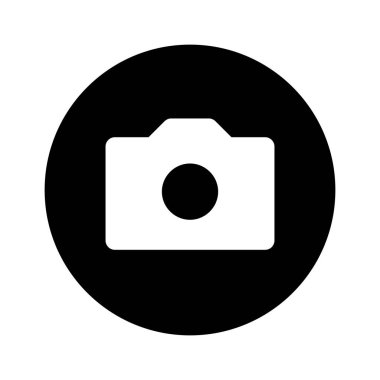 Kamera Düğme Sistemi Simge Vektörü