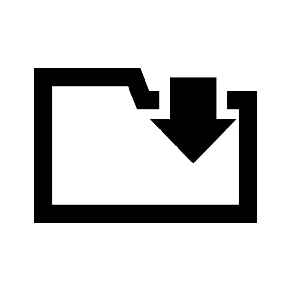 Descargar Folder System Icon Vector — Archivo Imágenes Vectoriales