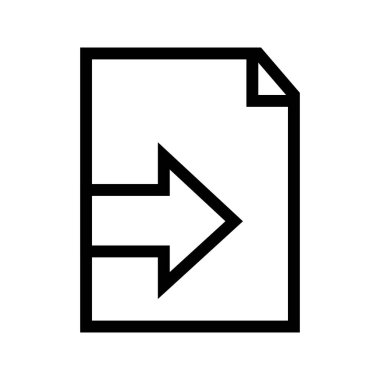 Dosyayı Bu Belgeye Alma Bilgisayar Simgesi Vektörü