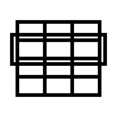 Satır Simgesi Belge Bilgisayar Vektörü