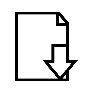 Dosya Belge Simge Vektörü İndir