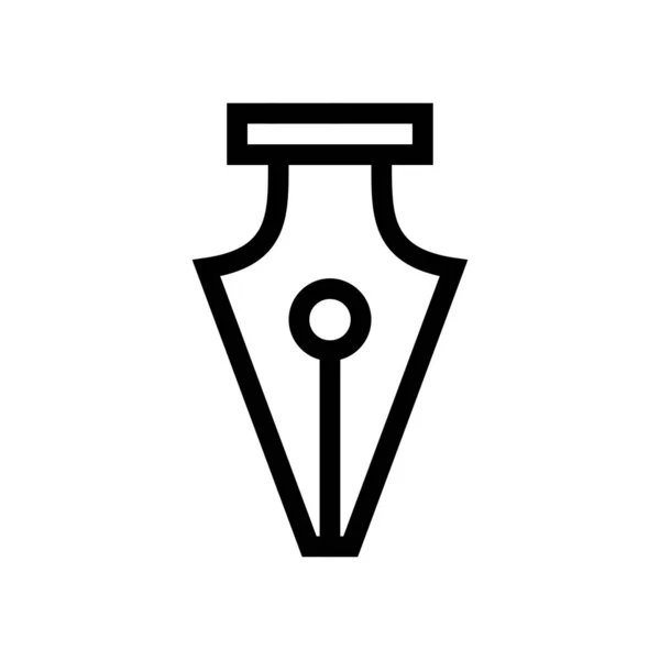 Kaligrafi Kalem Araç Simge Vektörü