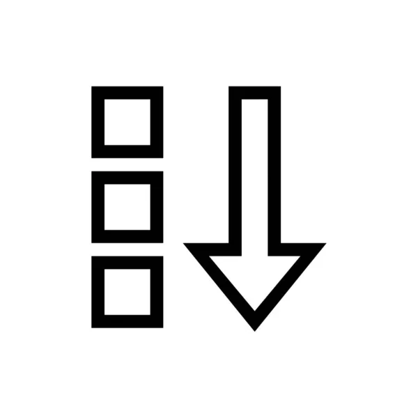 Artan Simge Belge Vektörü Sırala