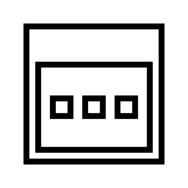 Daha Fazla Seçenek Ayar Simge Vektörü