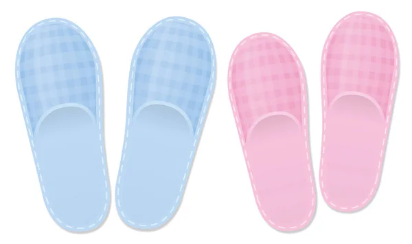 Zapatillas Dormitorio Conjunto Pareja Amor Para Ella Padre Madre Para — Vector de stock