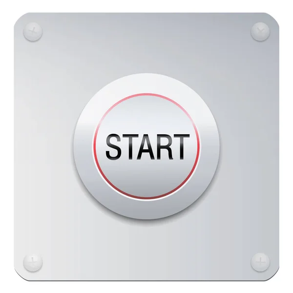Start Pause Stop Button Metallic Panel Instruments Machines Gadgets ...