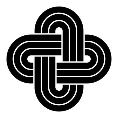 Solomon düğümü, antik sembol ve geleneksel dekoratif motif. Sigillum Salomonis birbirine bağlı iki kapalı döngüden oluşan gerçek bir düğüm değil, bir bağlantıdır..