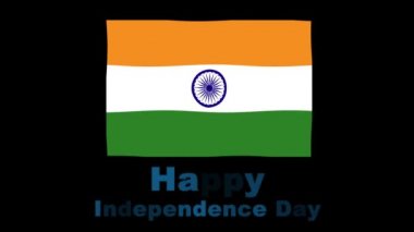 Hindistan Bayrağı sallanıyor, Bağımsızlık Günü kutlu olsun.