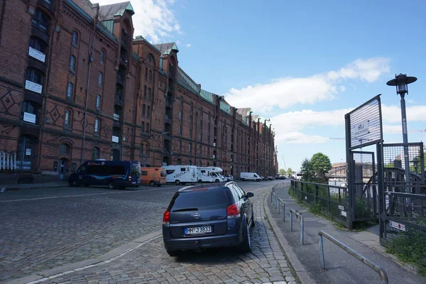 Hamburgo Alemania 2020 Imagen Del Speicherstadt Hamburgo — Foto de Stock