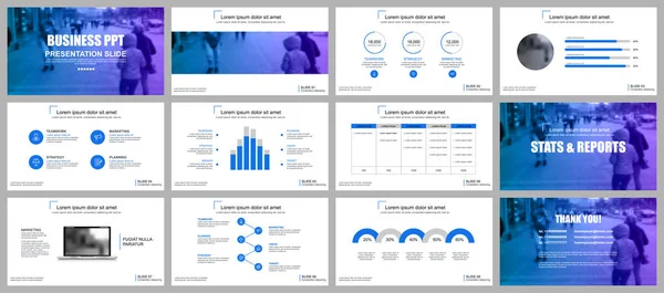 Företagspresentation Glider Mallar Från Infographic Element Kan Användas För Presentationsmall — Stock vektor