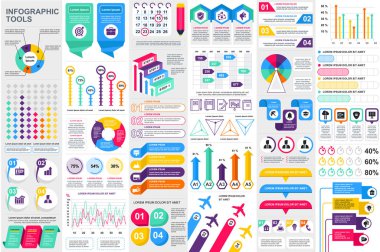 Infographic öğeleri veri görselleştirme vektör tasarım şablonu. Adımları, seçenekleri, iş süreçleri, iş akışı, diyagram, akış çizelgesi kavram, zaman çizelgesi, simgeler, bilgi grafik pazarlama için kullanılabilir.