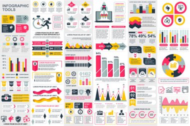 Infographic öğeleri veri görselleştirme vektör tasarım şablonu. Adımları, seçenekleri, iş süreçleri, iş akışı, diyagram, akış çizelgesi kavram, zaman çizelgesi, simgeler, bilgi grafik pazarlama için kullanılabilir.