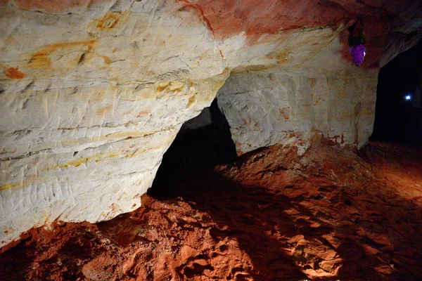 Abandoned mines caves labirynth national park recreation area in — Stock Photo, Image