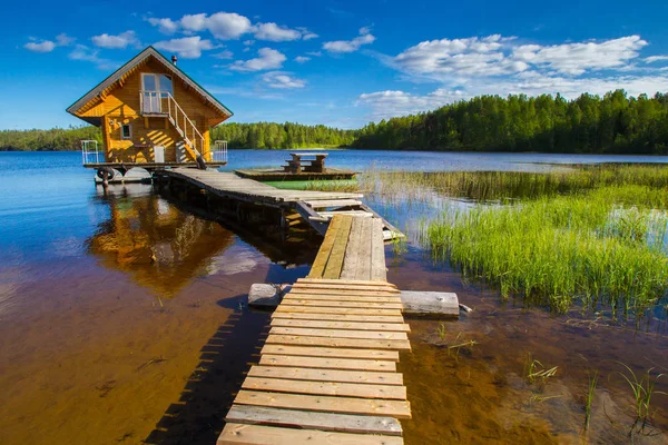 Nature of Karelia. Summer day. Russia. The Republic of Karelia. — Stock Image Nature Karelia Summer Day Russia Republic Karelia Stock Picture
