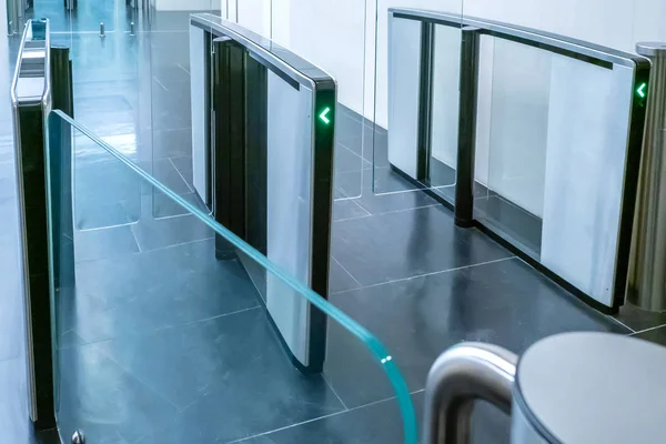 Turnstiles. Checkpoint. Automatic access control. Access system