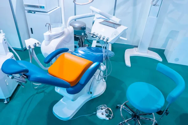 Dental treatment. Dentist\'s chair. Equipment for dental treatment. Dentistry The medicine. Medical equipment. Medical cabinet. The office of the dentist.