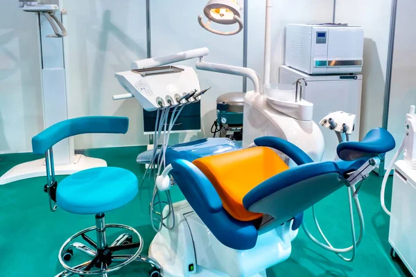 Dental treatment. Dentist's chair. Equipment for dental treatmen