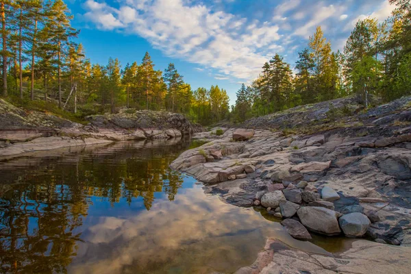 Karelia. Ladoga lake. Russia. Traveling on Karelia. The nature of the Russian Federation. Summer holidays on Lake Ladoga. Northern nature of the Russian Federation. Active holidays in Russia.