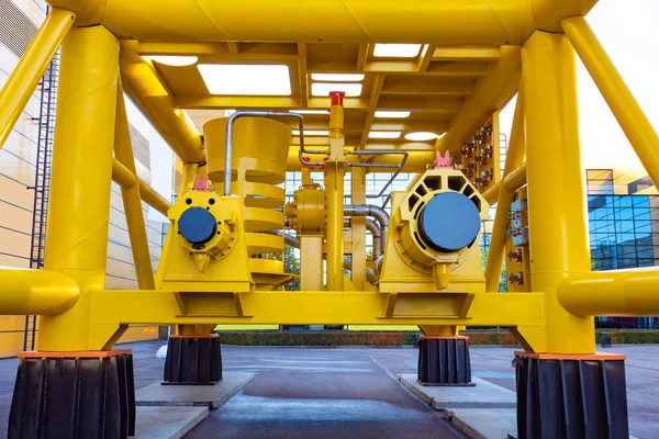 Gas compressor. Pipeline construction on offshore platforms. Gas transmission systems. Concept - gas war. Import of natural gas. Import Methane. Yellow trumpets. Production of gas units.