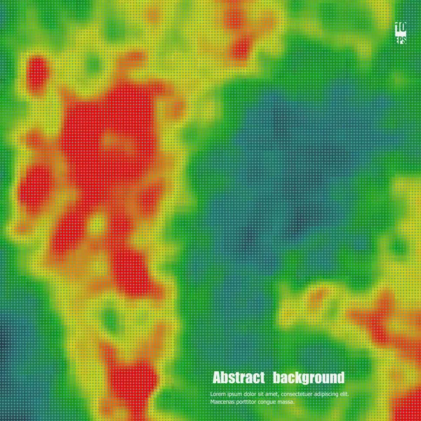 Färgade värmekarta för temperatur. Eps10 vektor illustration — Stock vektor