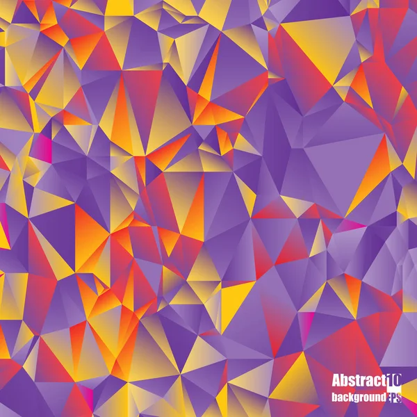 Grafisk illustration. Abstrakta mångfärgade polygonal mosaik bakgrund. Moderna geometriska triangulära mönster. — Stock vektor