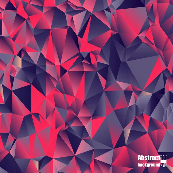 Ilustración Gráfica Fondo Mosaico Poligonal Multicolor Abstracto Patrón Triangular Geométrico — Vector de stock