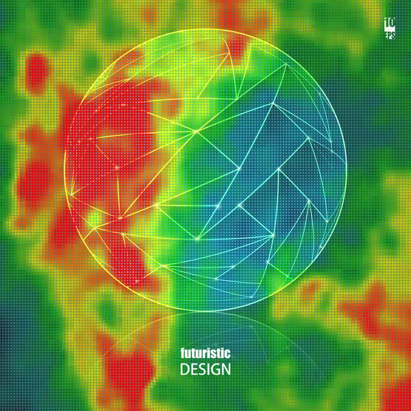 Carte Chaleur Colorée Pour Température Eps10 Illustration Vectorielle — Image vectorielle