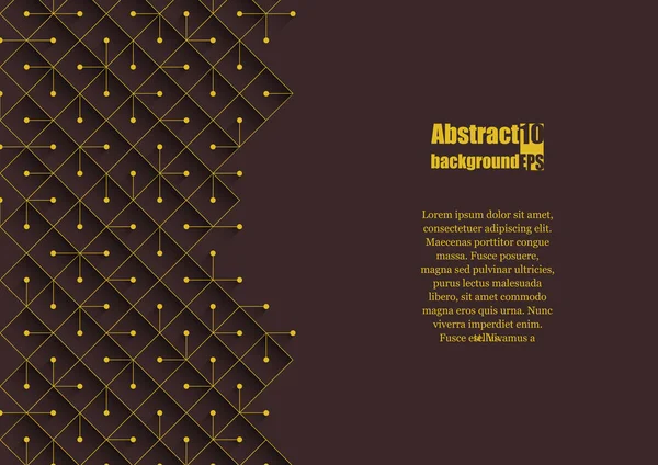 Abstrakt Modern Bakgrund Med Romb Och Prickar Eps10 Vektor Illustration — Stock vektor