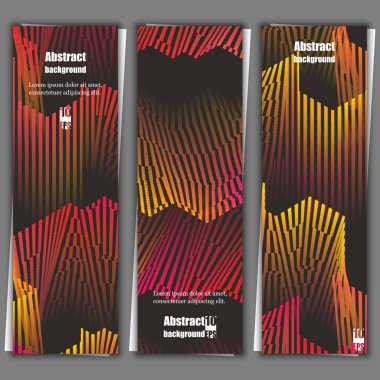 Renkli müzik iillustration. Banner şablon. Eps10 vektör çizim