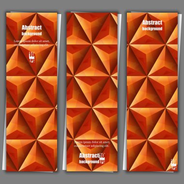 Geometrik desenli arka plan. Baner şablonu. Eps10 vektör çizim