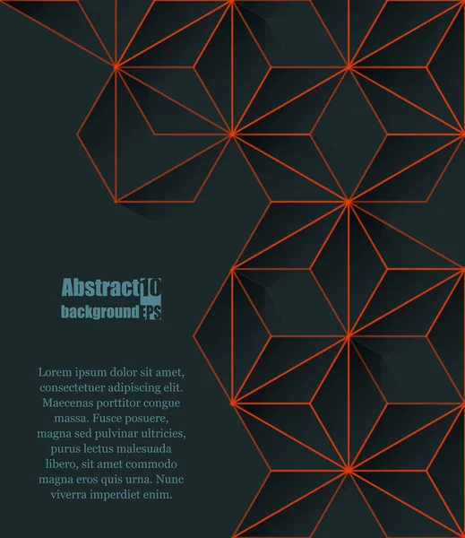 Abstraktní moderní zázemí s rhombus a tečky. Eps10 vektorové ilustrace Vektorová Grafika