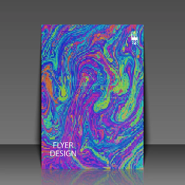 Abstracte Vloeistof Creatieve Achtergrond Sjabloon Voor Folder Eps10 Vector Illustratie — Stockvector
