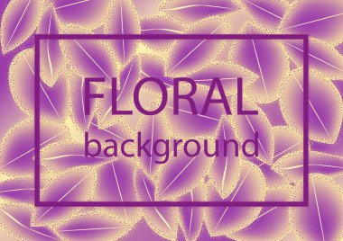 Arka plan çiçek yaprakları desenli. Eps10 vektör çizim