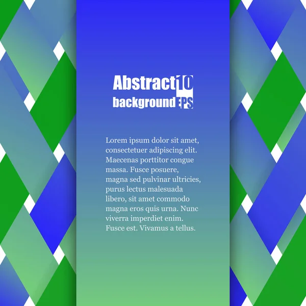 Kleurrijke abstracte 3d stripe achtergrond. Brochure sjabloon. Eps10 Vector Illustratie — Stockvector