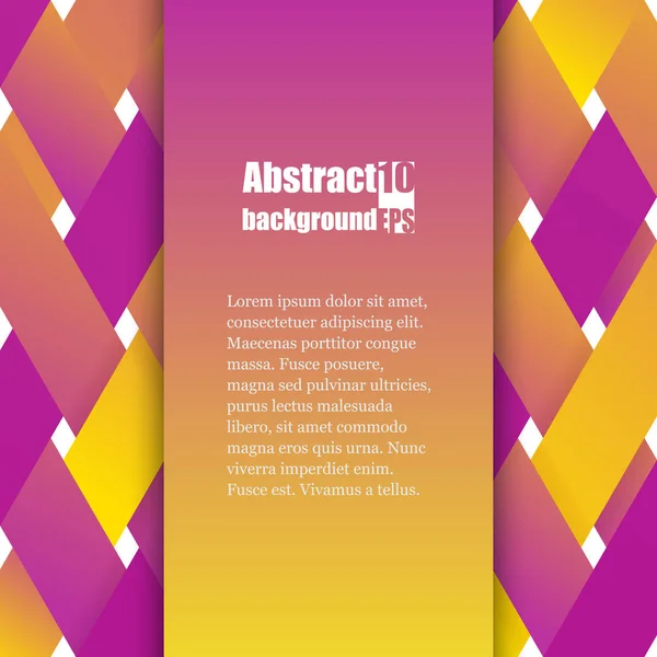 Barevné abstraktní 3d proužky pozadí. Brožura šablona. Eps10 vektorové ilustrace — Stockový vektor