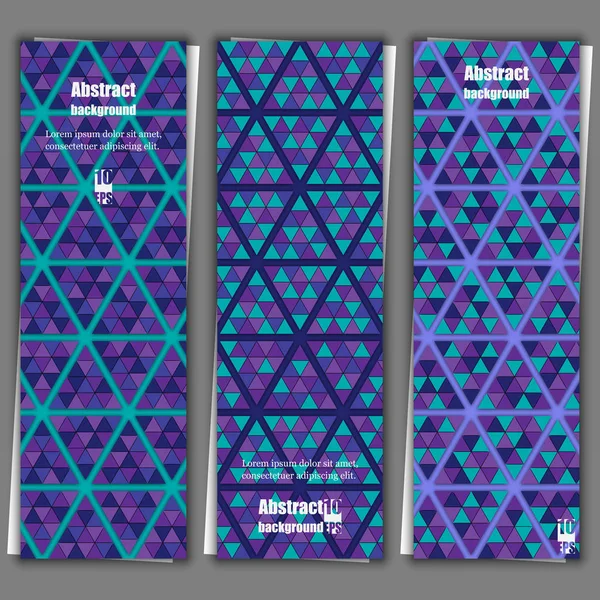 Geometrik desenli arka plan. Banner şablon. Eps10 vektör çizim