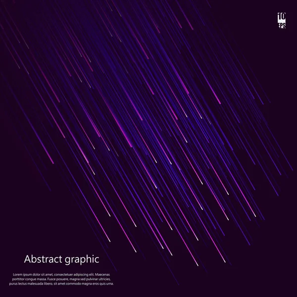 Karanlık bir arka planda çok renkli ışınlar. Eps10 vektör illüstrasyon