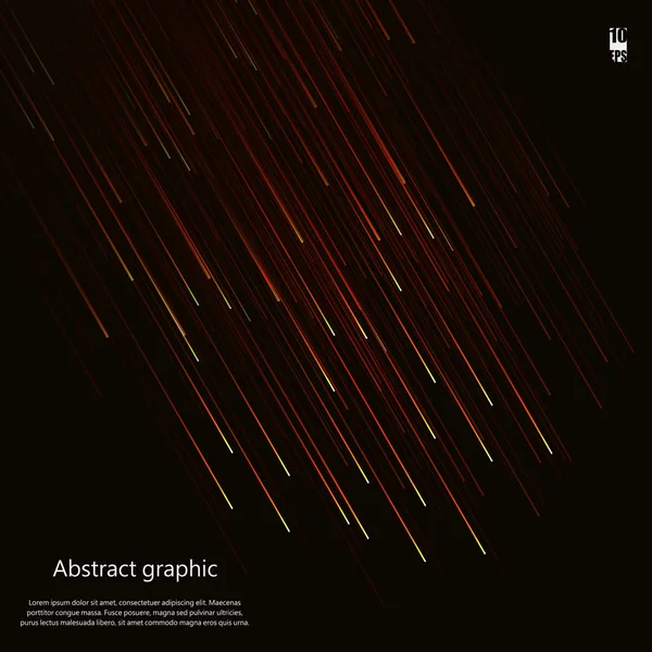 Karanlık bir arka planda çok renkli ışınlar. Eps10 vektör illüstrasyon