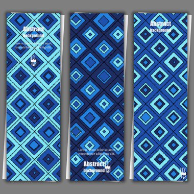 El-boğulmuş romotobüslerle soyut Modern arka plan. Banner şablonu. Eps10 vektör illüstrasyon