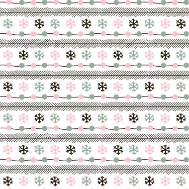  Neşeli Noel Dikişsiz dekoratif desen