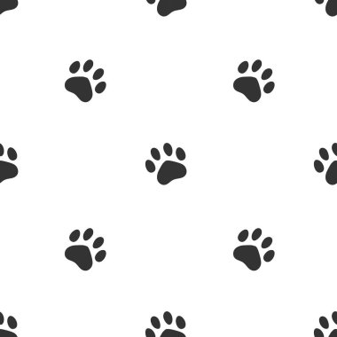 köpek parça desen, vektör çizim 